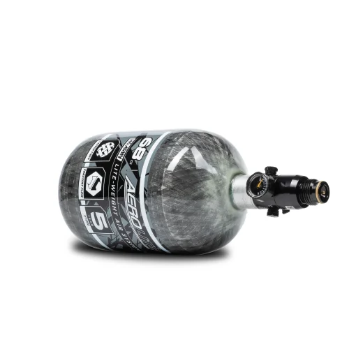 HK Army AeroLite Carbon Fiber Tank - 68ci / 4500psi - Clear - Image 2