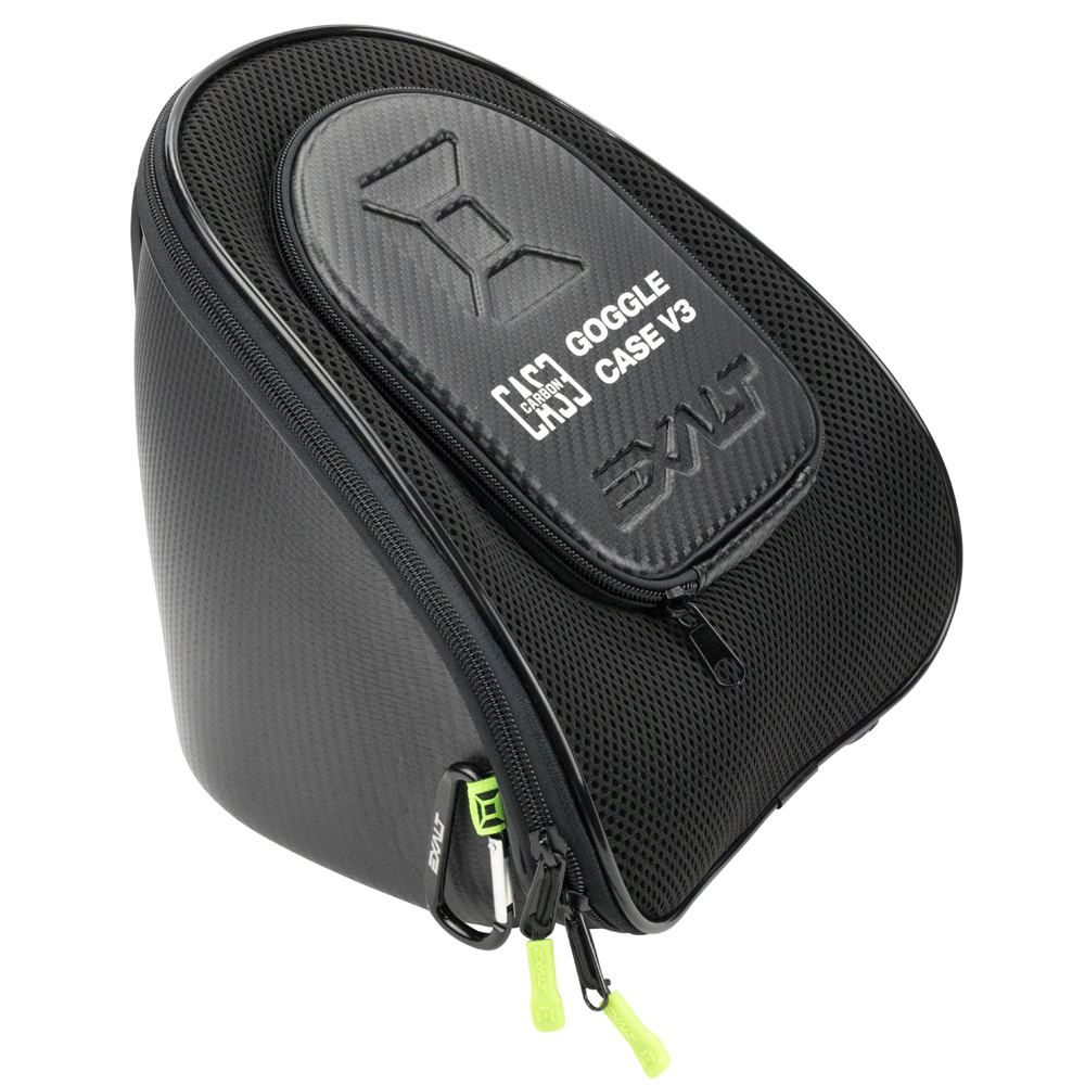 Exalt V3 Universal Carbon Goggle Case – Lime/Lime