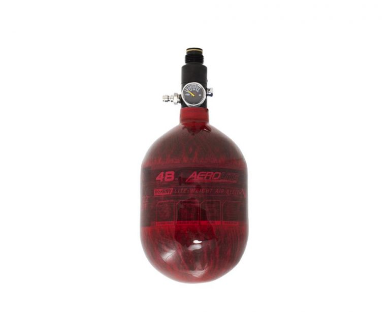 Réservoir HPA HK Army Aerolite - Fibre Carbone, 48ci 4500psi, Transparent, Neuf