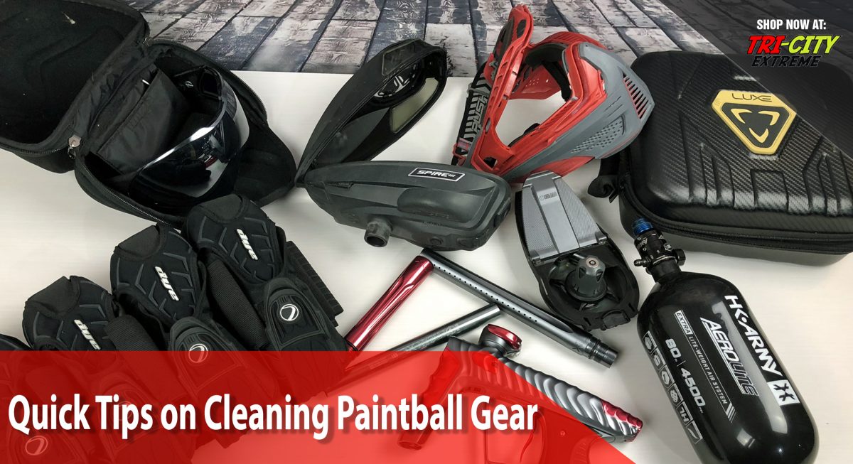 Quick Tips on Cleaning Paintball Gear • TriCity Extreme