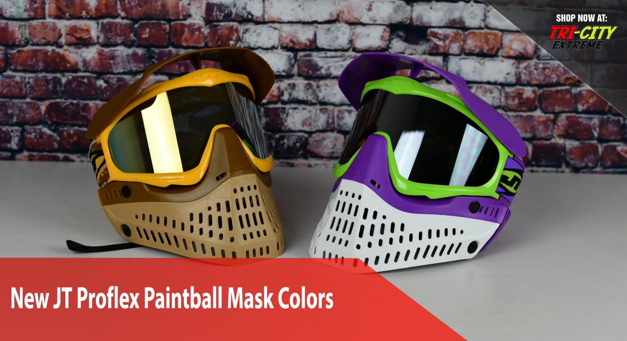 New JT Proflex Paintball Mask Colors • TriCity Extreme
