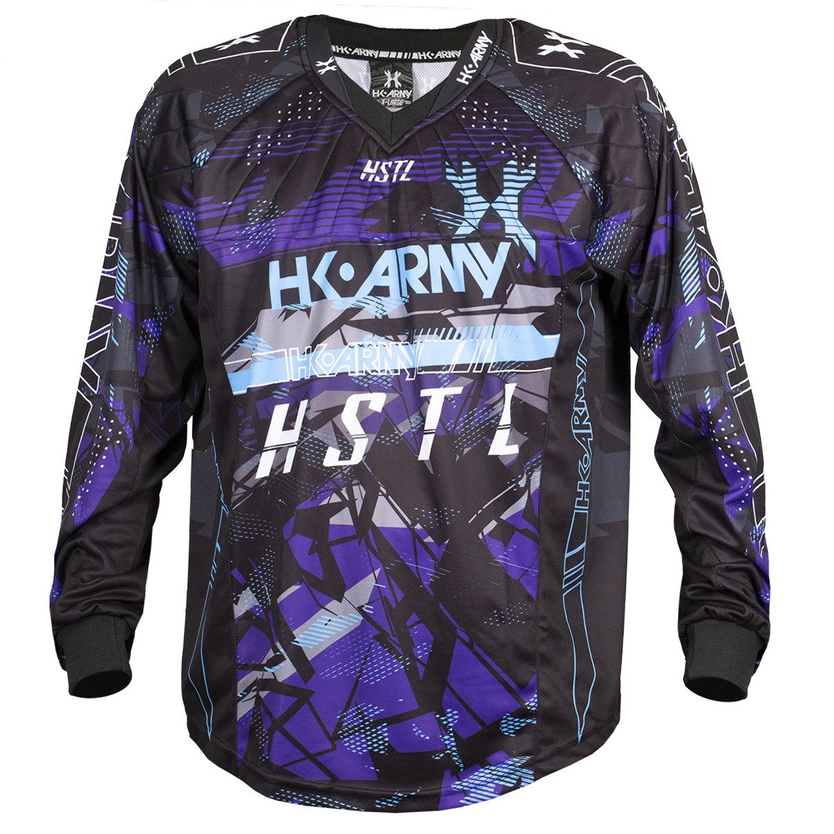 HK Army HSTL Line Paintball Jerseys- Neon Green U2022 Tri-City Extreme