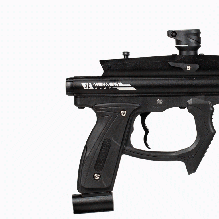 HK Army SABR Paintball Gun Dust Black / Black • TriCity Extreme