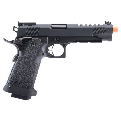 AW Custom Gold Match HX27 Hi-CAPA Gas Blowback Airsoft Pistol (Model: 5 ...