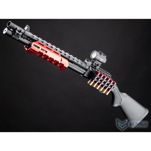 EMG Strike Industries Licensed M870 Gas Powered Pump Action Shotgun w/ M-LOK Handguard by Golden Eagle (Color: Red)