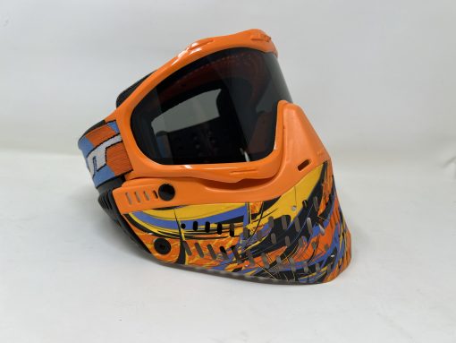 Jt Proflex paintball mask- Blaster Orange and smoke lens - Image 3