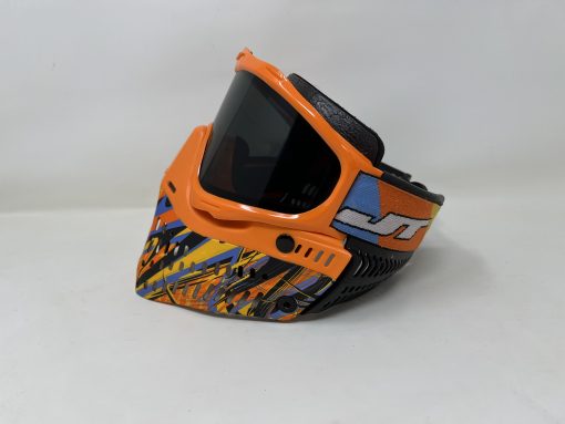 Jt Proflex paintball mask- Blaster Orange and smoke lens