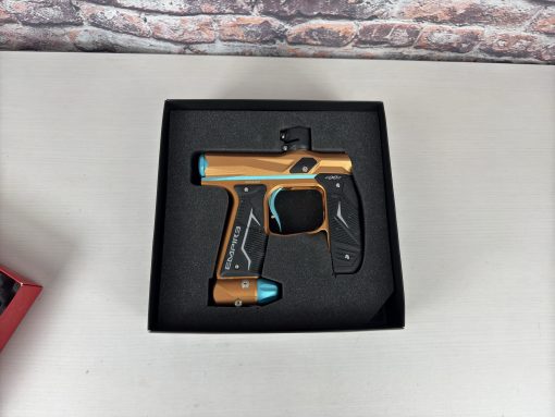 Empire Axe 2.0 Paintball gun - Dust Orange/ Aqua - Used - Image 3