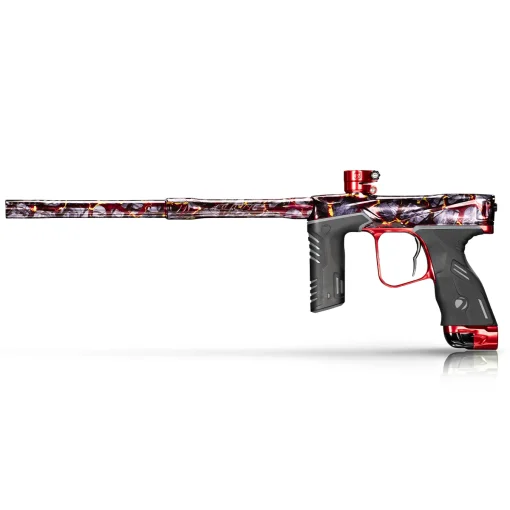 DYE MXR Paintball Marker- PGA Volcanic Black/Red Polish