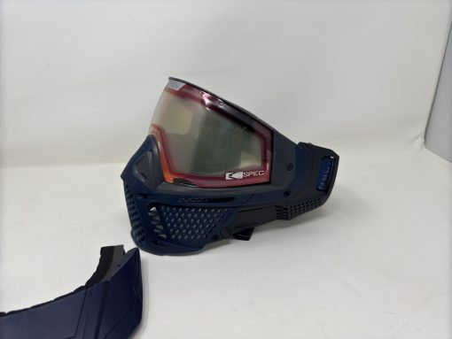 Carbon Paintball Mask- Zero- Less Coverage-  SLD Royal - Image 6