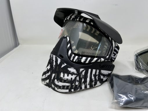 JT Proflex paintball mask- Zebra - Used - Image 4