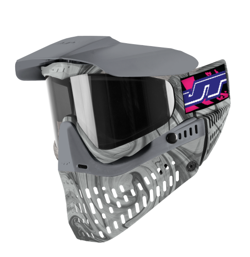 JT Spectra Proflex LE Goggle GN Marble Light Gray Black Home w Pink Strap