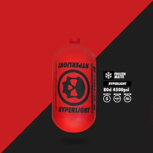 Infamous Pro DNA Hyperlight Blem Air Tank 80CI- Red/Black Frozen