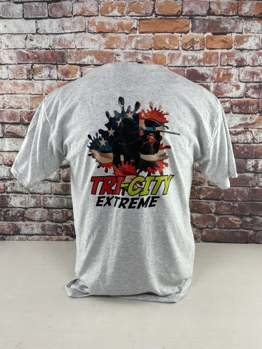 Tri City Extreme All American T-Shirt- Ash - Image 3