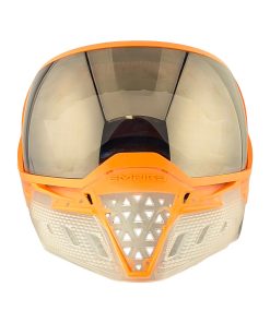Alternative view of Empire EVS Thermal Paintball Mask- Crystal Clear/Orange with Black Chrome Lens