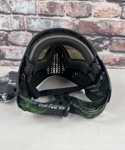 Alternative view of Virtue Ascends paintball mask- Acid Skull LE