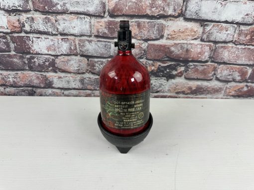 Valken Paintball tank - Ninja Reg – 68/4500- Red- Needs testing