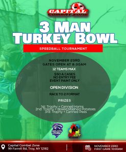 Capital Combat Zone - 3 Man- Turkey Bowl- November 23rd