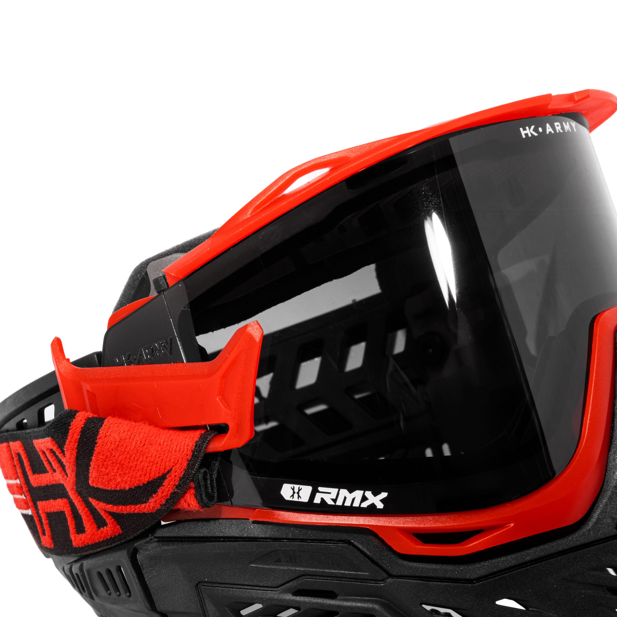 HK Army RMX Paintball Airsoft Mask- Red - Image 4