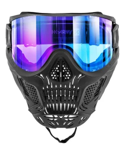 Alternative view of HK Army HSTL Skull Goggle- Reaper- Black W/Ice Lens