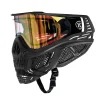HK Army HSTL Skull Goggle- Raider- Black W/Gold Lens