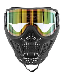 Alternative view of HK Army HSTL Skull Goggle- Raider- Black W/Gold Lens