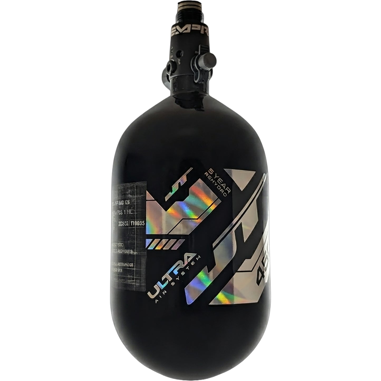 JT Flo Pro Ultra Light Tank 68ci - Black with Spectral Fade Logo - Image 2