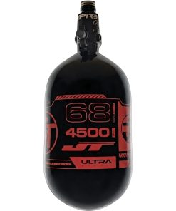 JT Flo Pro Ultra Light Tank 68ci - Black Tank with Red Logo