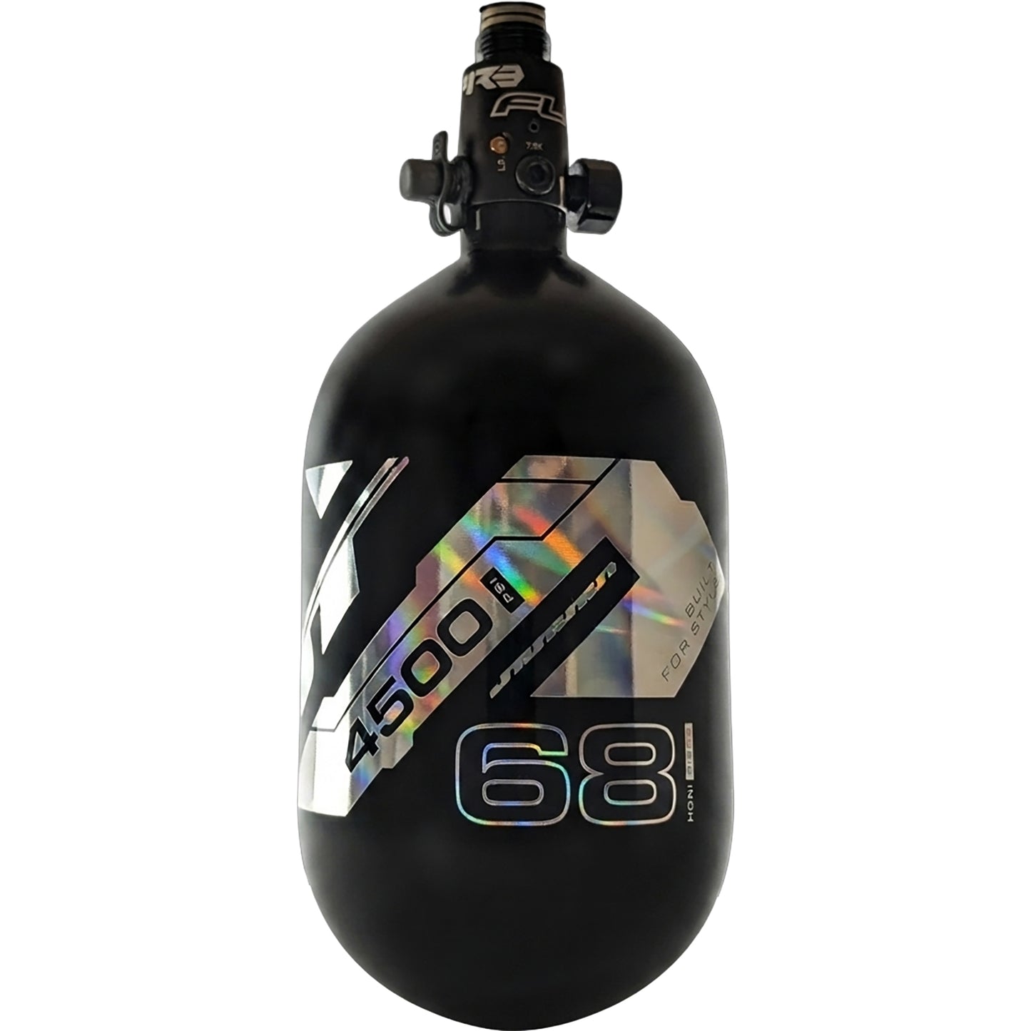 JT Flo Pro Ultra Light Tank 68ci - Black with Spectral Fade Logo