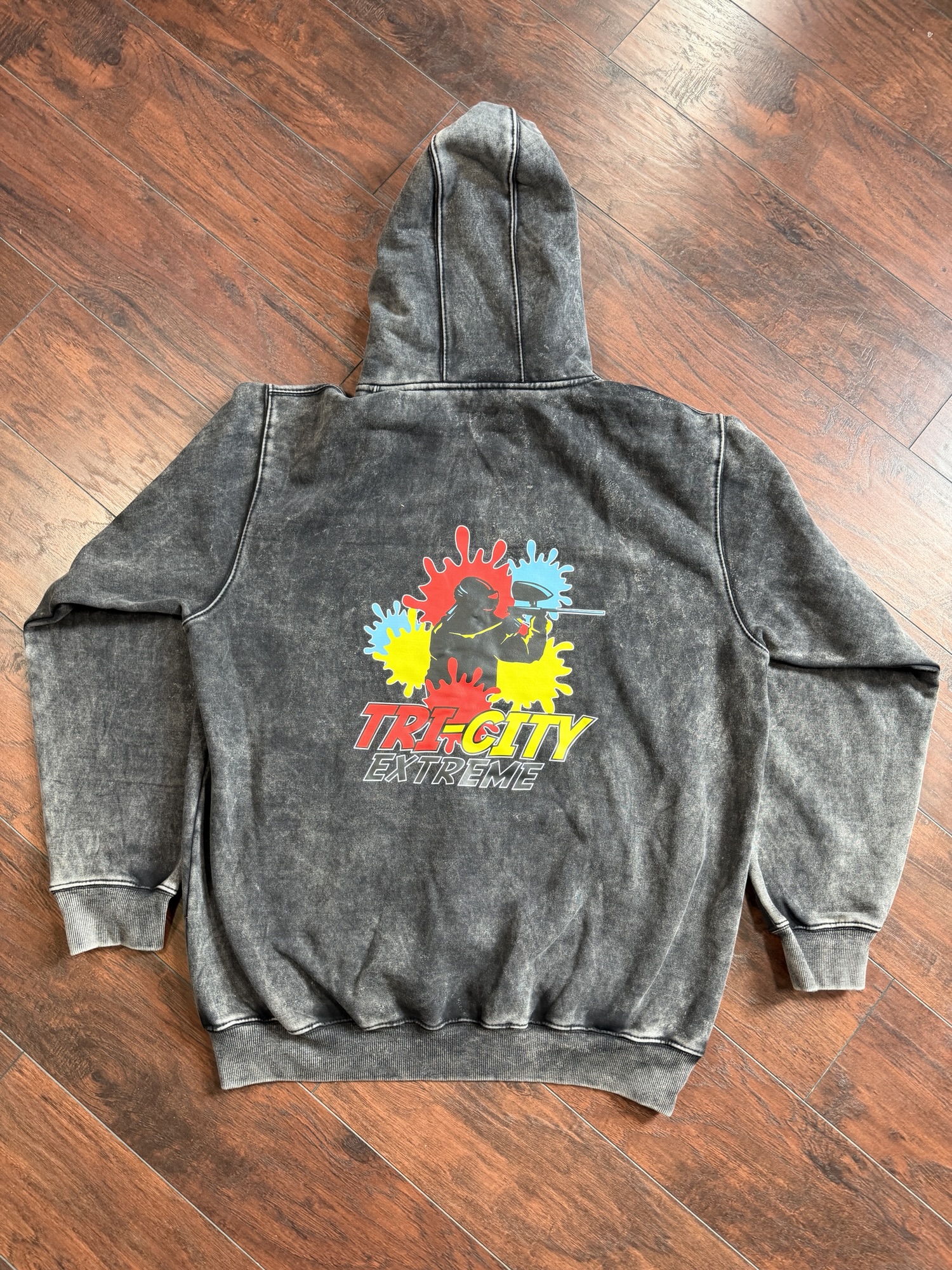 Tri City Extreme Playing Hoodie – Stone - Image 2
