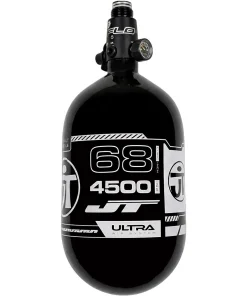 JT Flo Pro Ultra Light Tank 68ci - Black Tank with White Logo