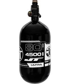 Alternative view of JT Flo Pro Ultra Light Tank 80ci - Black Tank with White Logo