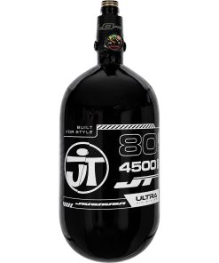JT Flo Pro Ultra Light Tank 80ci - Black Tank with White Logo