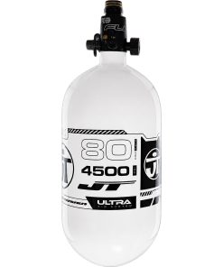 Alternative view of JT Flo Pro Ultra Light Tank 80ci - White Tank with Black Logo