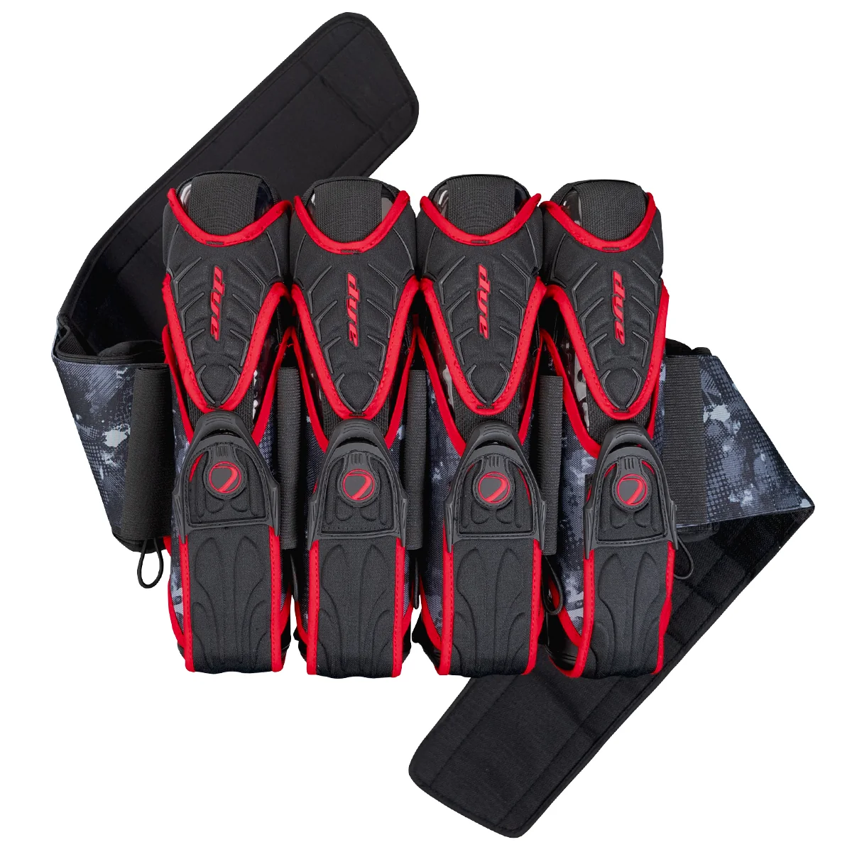 Dye Paintball Assault Pack Pro Harness - Dyecam Red- 4+5