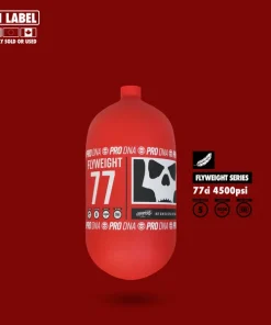 Infamous PRO DNA™ FLYWEIGHT AIR TANK 77CI RC Skull- Red/ White
