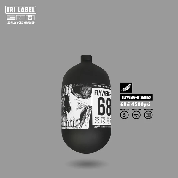 Infamous PRO DNA™ FLYWEIGHT AIR TANK 68CI - Savage Skull