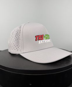 Alternative view of Tri City Extreme urture 5 panel Performance Hat- Gray