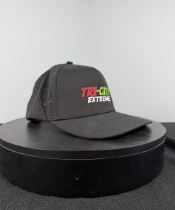 Alternative view of Tri City Extreme urture 5 panel Performance Hat- Black