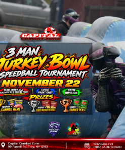 Capital Combat Zone - 3 Man- Turkey Bowl- November 22nd
